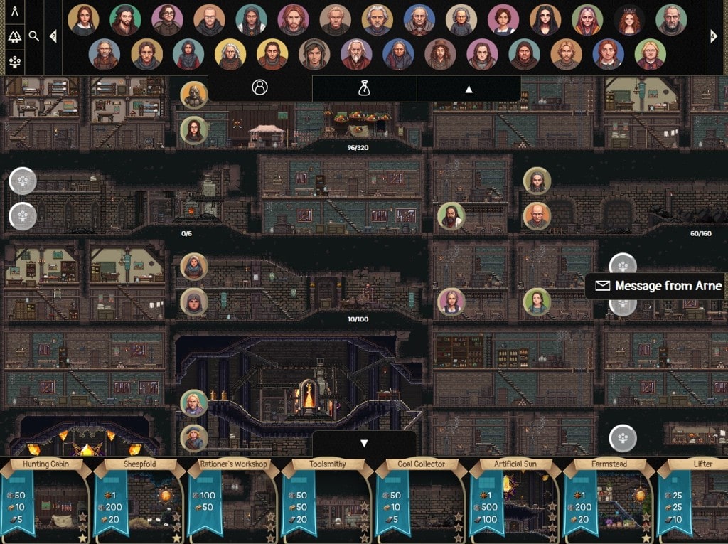 Screenshot of the game Castle Digger